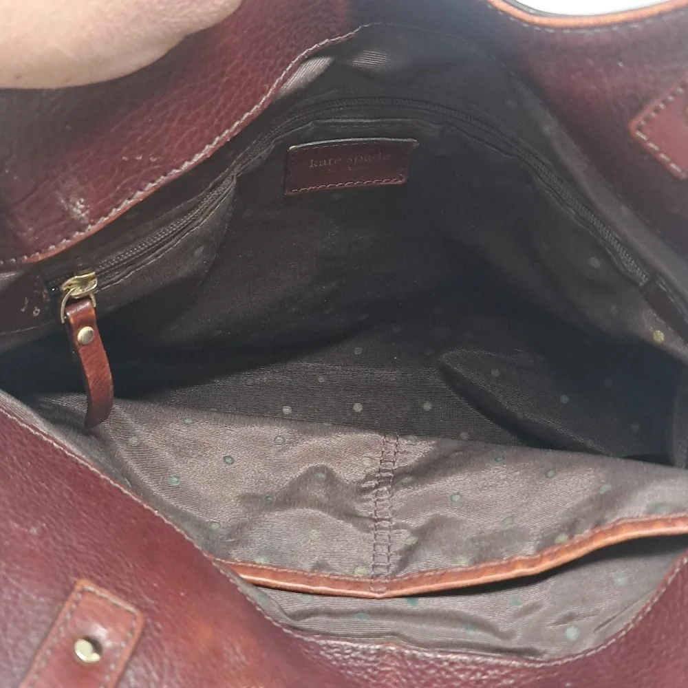 Kate Spade Black With Brown‎ Leather Tote Bag Purse
